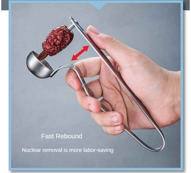 Date Pit Remover,Cherry Seed Remover Pitting Tool,Pitter for Cherry, Hawthorn, Red Date, Jujube