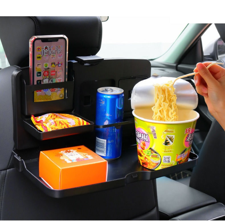 Car Chair Back Dining Table Multifunctional Children's Dining Plate Car Beverage Rack Foldable Stand Car Computer Table 1503