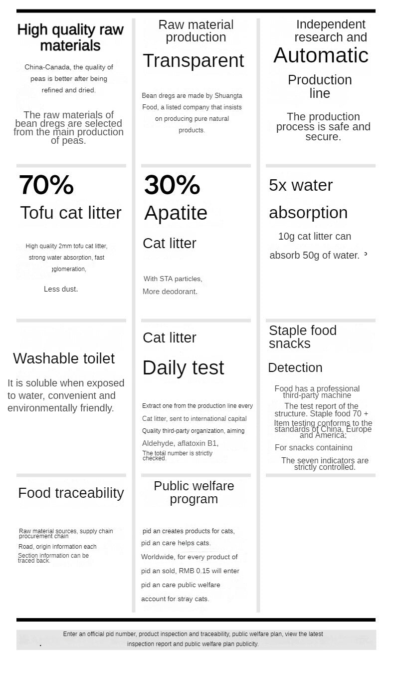 4 pack pidan mixed cat litter ,Pidan Cat Litter,Deodorizing Cat Supplies