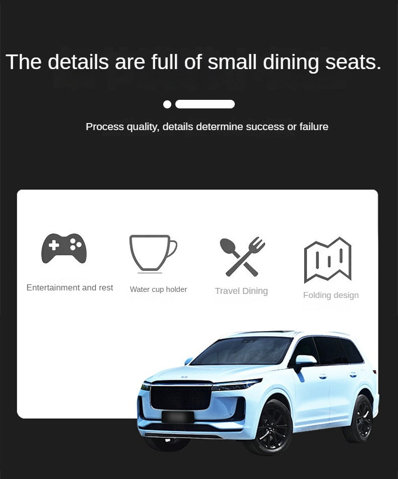 Car Chair Back Dining Table Multifunctional Children's Dining Plate Car Beverage Rack Foldable Stand Car Computer Table 1503