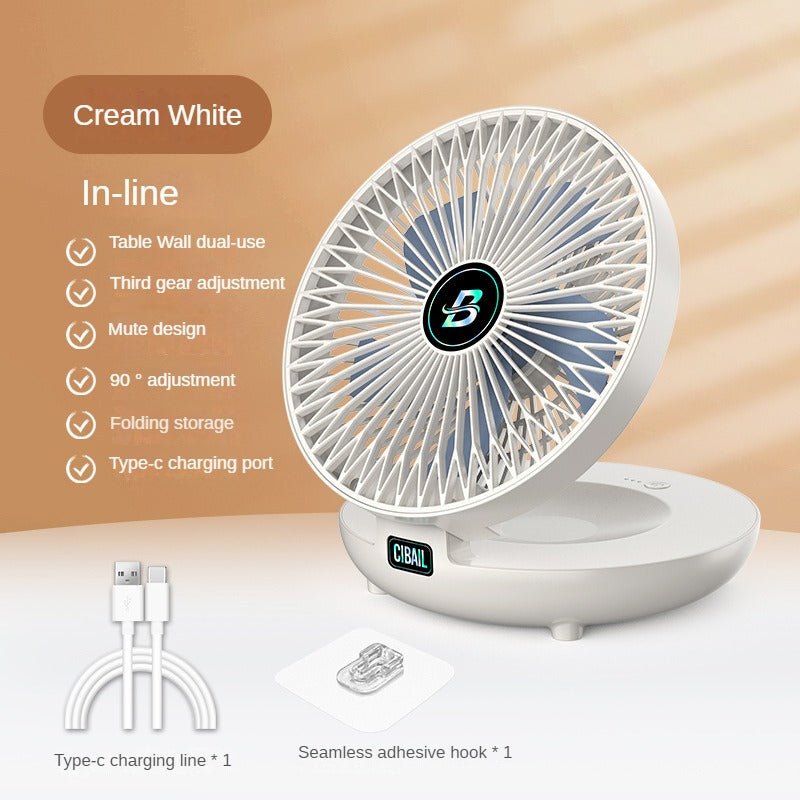 wall-mounted desktop dual-use fan