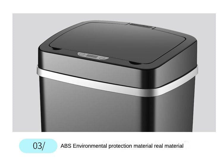 Smart trash can fully automatic electric induction pedal-free living room trash can with cover