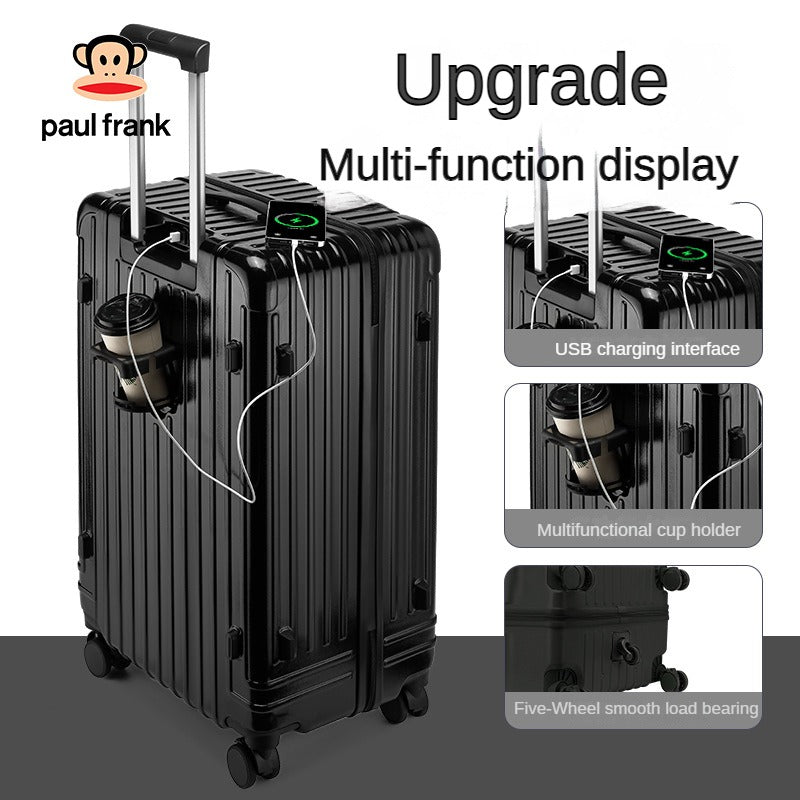 2024/Extra large luggage, large capacity multifunctional suitcase (zipper style)