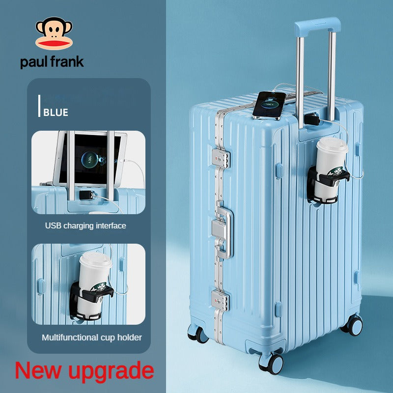 2024/Extra large luggage, large capacity multifunctional suitcase (zipper style)