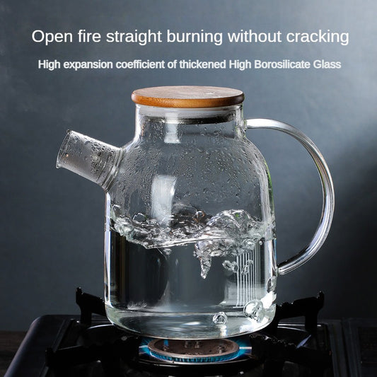 Large capacity glass teapot High Temperature Thickened Hot & Cold Kettle