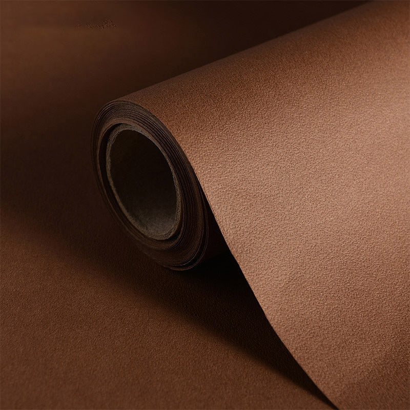 CC- pure color mocha paper flower wrapping paper floral packaging waterproof thickened kraft paper bouquet flower shop rose wrapping paper