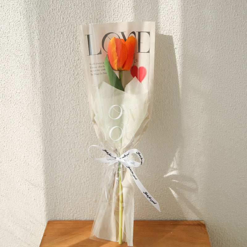 DA-Floral Rose Packaging Bag