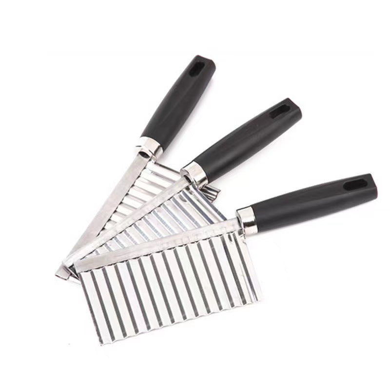 Wave knife stainless steel wolf tooth potato knife cut fries ripple-shaped knife