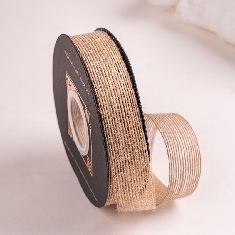 SF-Jute Twine,Vintage Burlap Ribbon,Baking Flower Packaging SuppliesBouquet Floral Ribbon,Flower Shop Floral DIY Materials