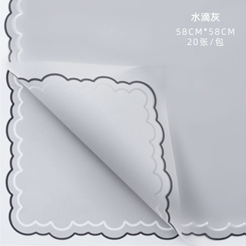 AQ-Paper for Wrapping Flowers,Waterproof Jelly Film Flower Wrapping Paper.Flower Shop Materials,Fresh Flower Wrapping Paper
