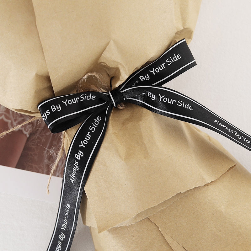 ST-2.5cmGift and Flower Packaging Ribbons, Cake Packaging Ribbons, Ribbon and Satin Bouquet Ribbons, Wholesale.