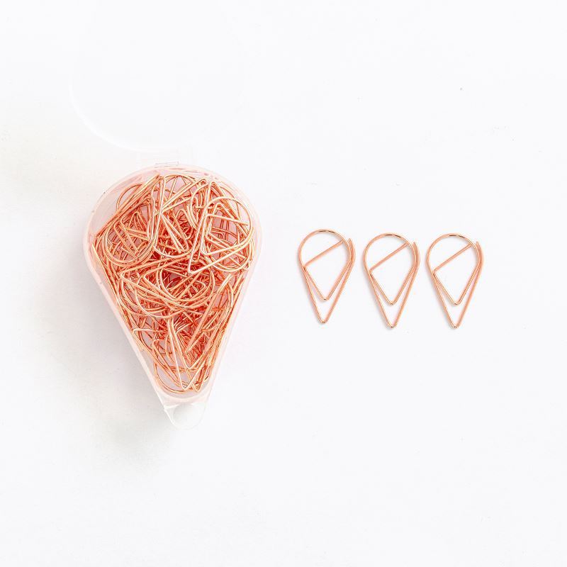 Paper Clip,Rose Gold Paper Clip,Fresh and Light,Cute,Handicraft DIY Supplies Store