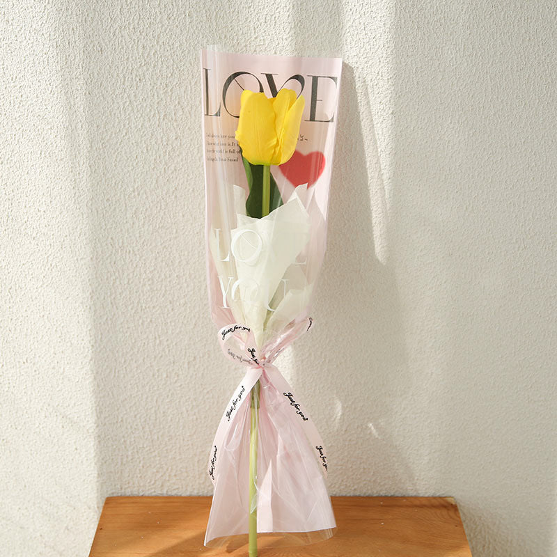DA-Floral Rose Packaging Bag