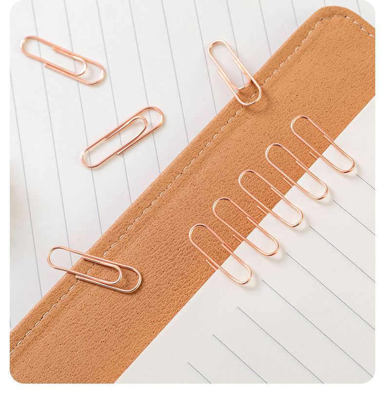 Paper Clip,Rose Gold Paper Clip,Fresh and Light,Cute,Handicraft DIY Supplies Store