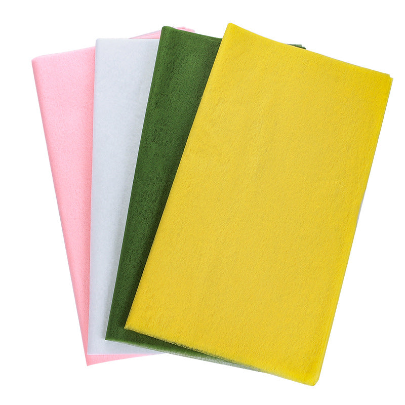 AH-Solid Color Cotton Paper,Lining Paper,Floral Sponge Paper,Wrapping Paper for Flowers,Floral Craft DIY Materials,Solid Color Bouquet Wrapping Paper