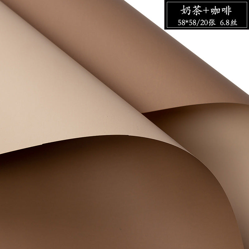 AG-Two-Tone Elegance Paper,Bouquet Wrapping Paper,Fresh Flower Gift Paper,DIY Flower Shop Materials