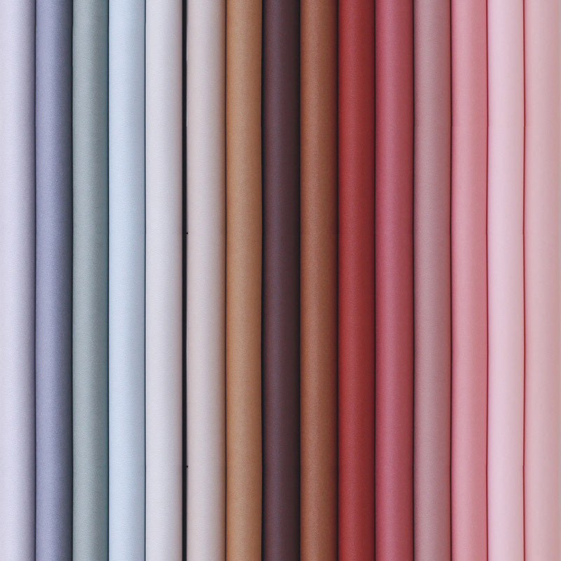 CC- pure color mocha paper flower wrapping paper floral packaging waterproof thickened kraft paper bouquet flower shop rose wrapping paper