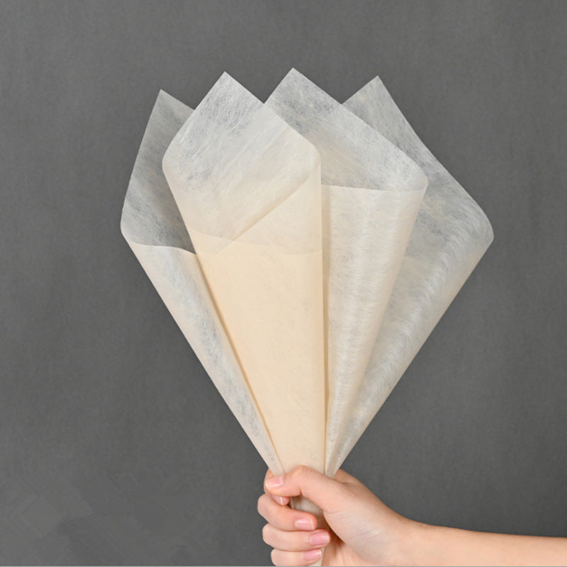Waterproof Milk Cotton Paper,Pull-Out Flower Wrapping Paper,Non-Woven Lining Cotton Paper