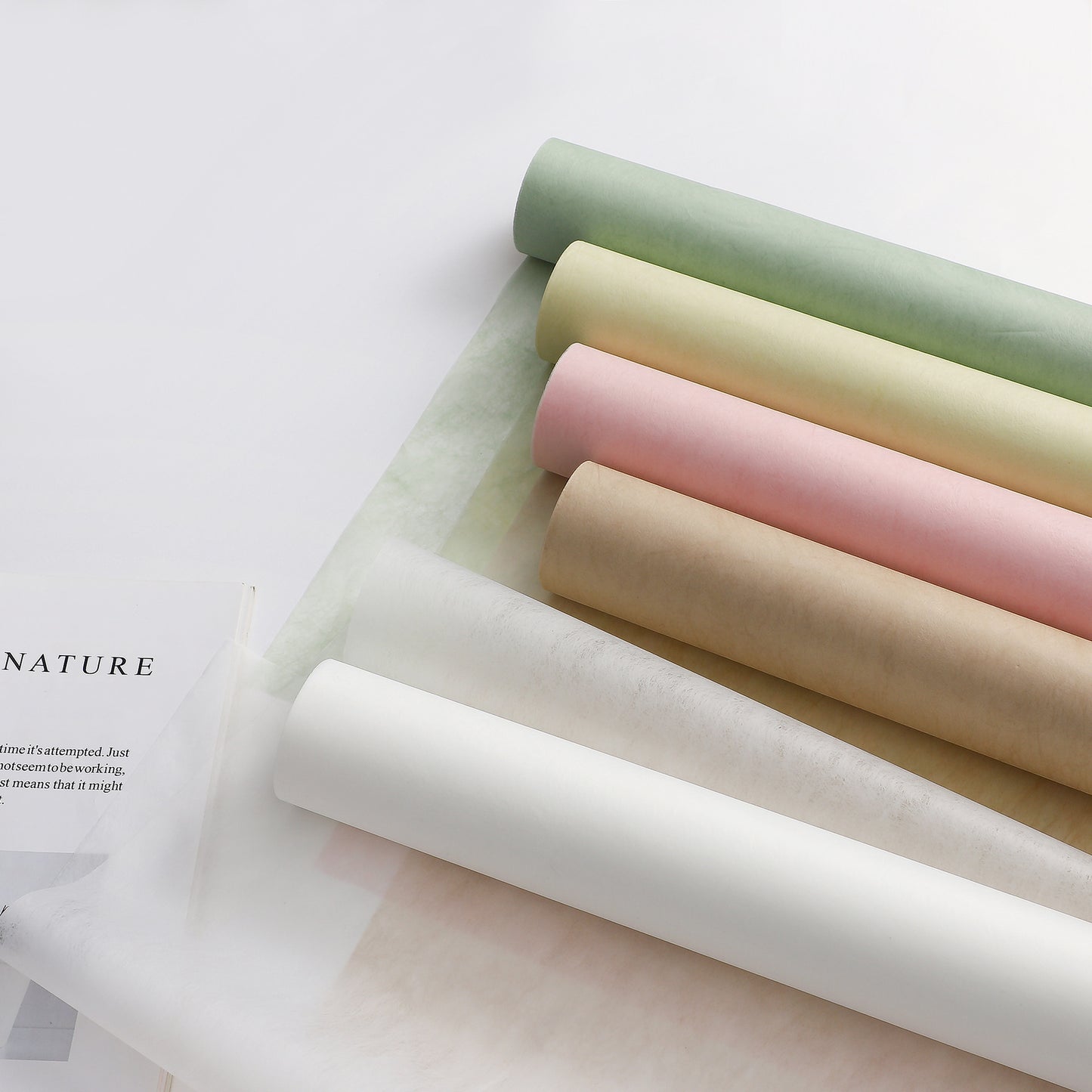 Waterproof Milk Cotton Paper,Pull-Out Flower Wrapping Paper,Non-Woven Lining Cotton Paper