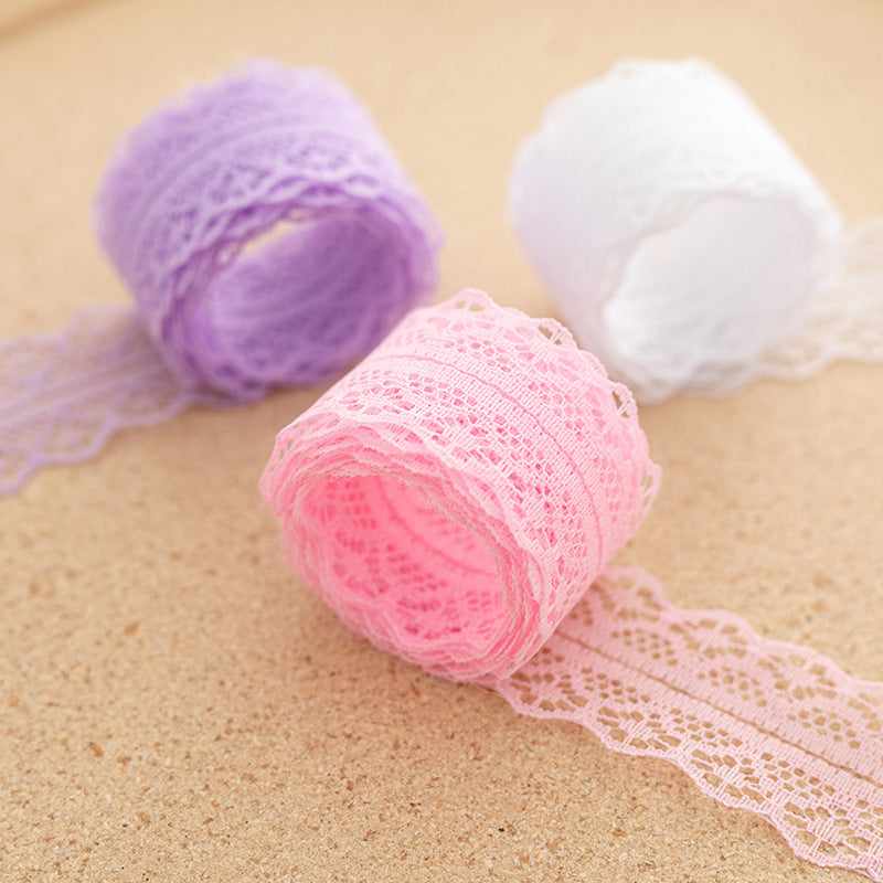 SR-3cm lace ribbon, garment and wedding dress accessories, fresh flower bouquets, gift bow ribbons, baking packaging.