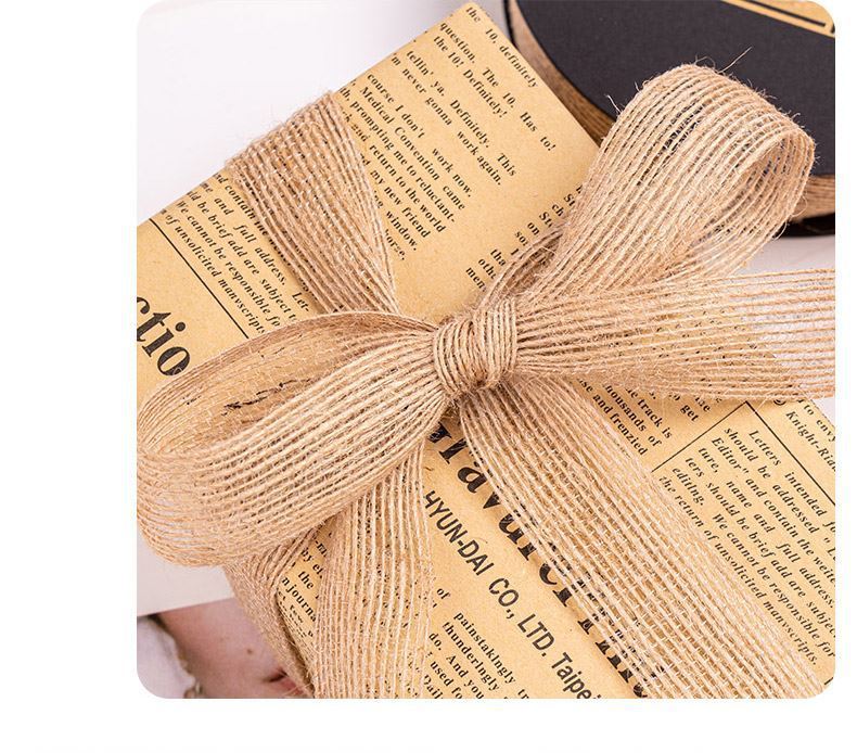 SF-Jute Twine,Vintage Burlap Ribbon,Baking Flower Packaging SuppliesBouquet Floral Ribbon,Flower Shop Floral DIY Materials