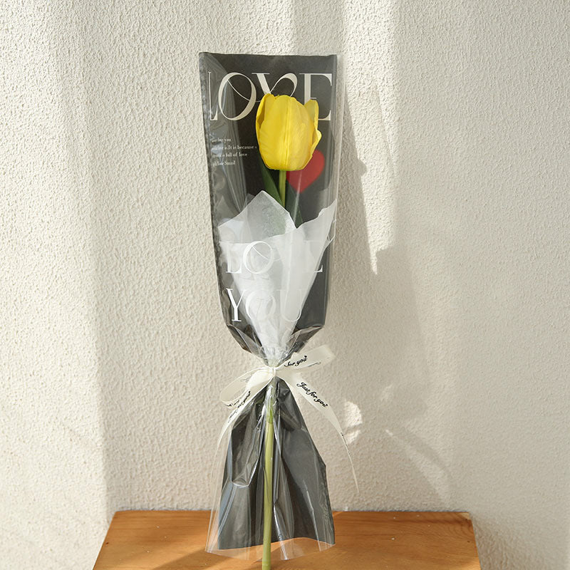 DA-Floral Rose Packaging Bag