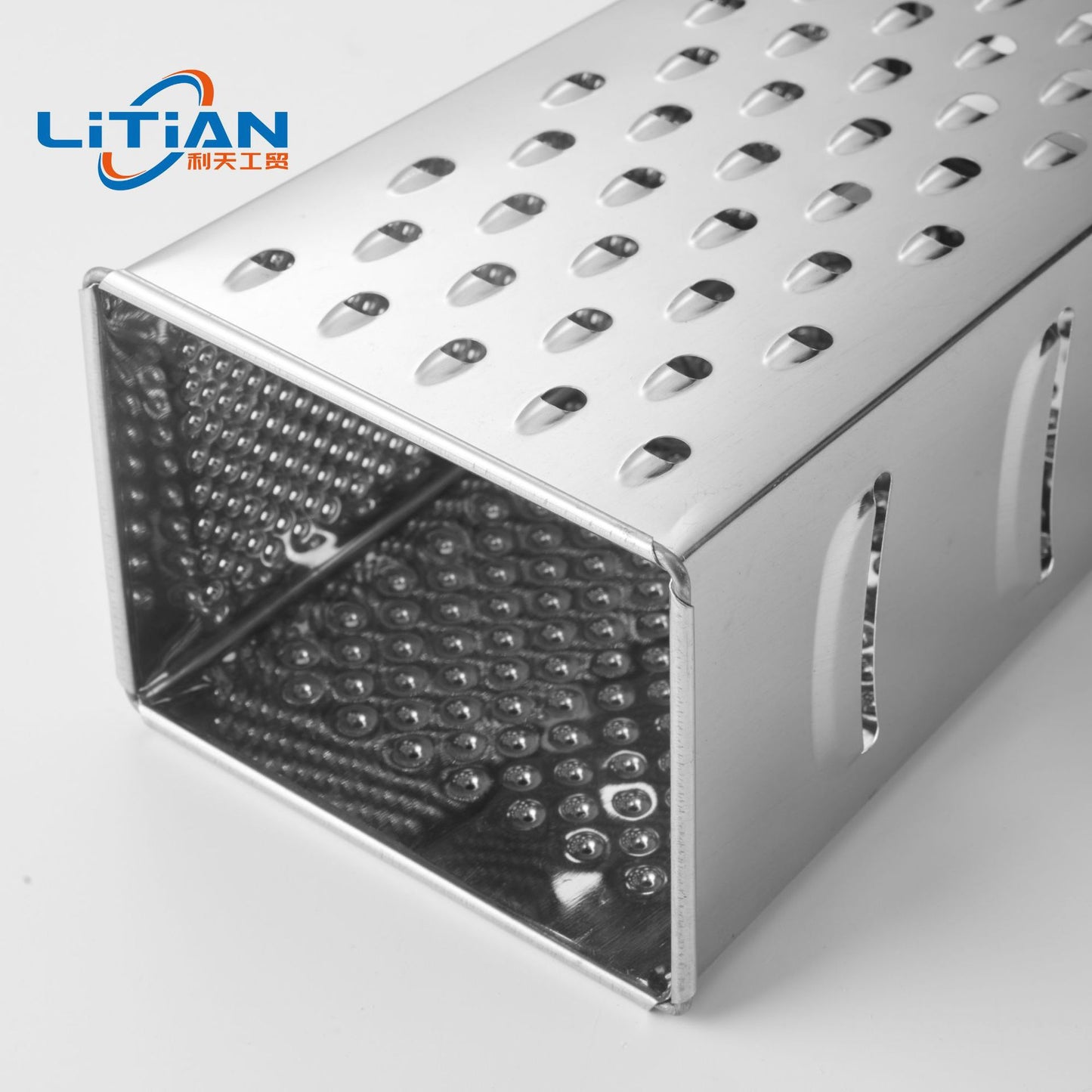Stainless steel four-sided grater handheld multi-function shredder