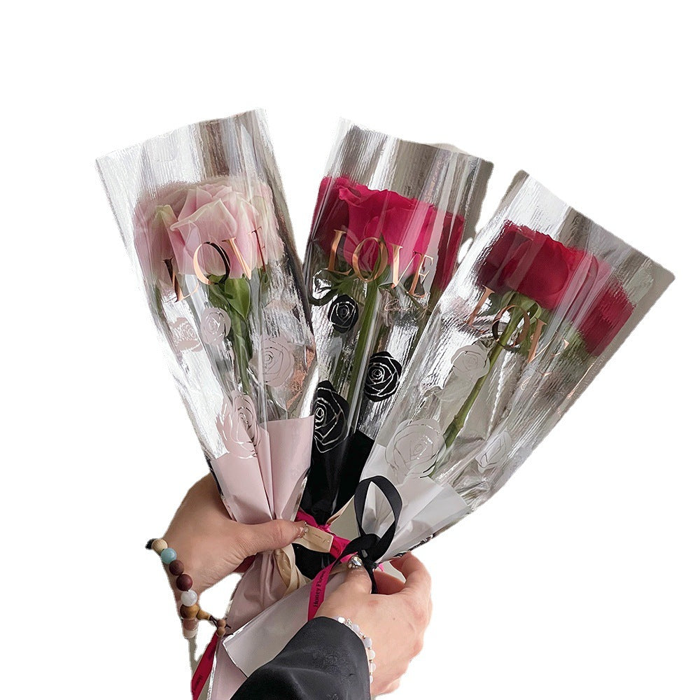 DB-Floral Rose Packaging Bag