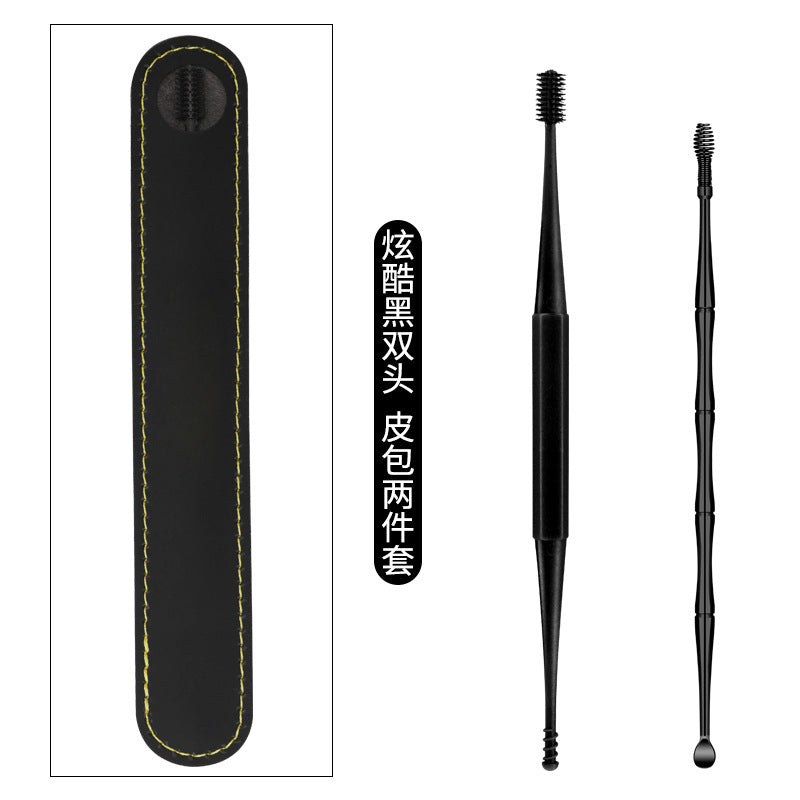 Ear Picker Spoon Double Head Massage Ear Scoop Tool set