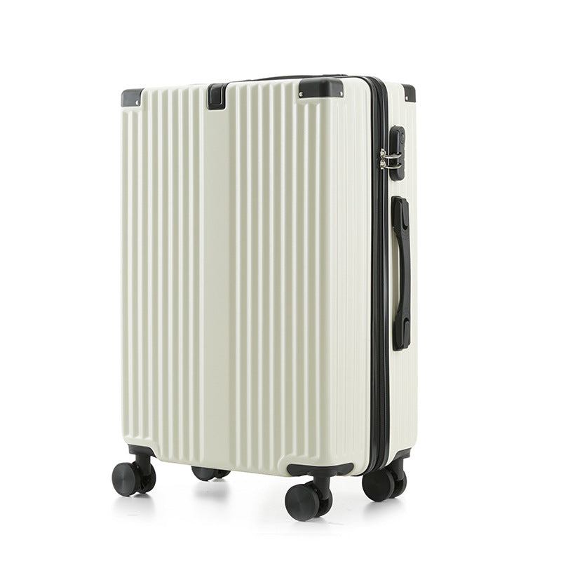 20/24/26-inch travel boarding case, functional trolley suitcase, with password lock, with USB charging port, with a separate water bottle holder, with a hanging hook.