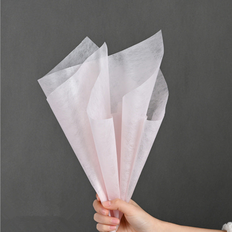 Waterproof Milk Cotton Paper,Pull-Out Flower Wrapping Paper,Non-Woven Lining Cotton Paper
