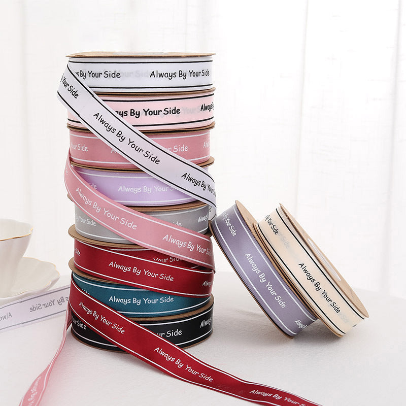 ST-2.5cmGift and Flower Packaging Ribbons, Cake Packaging Ribbons, Ribbon and Satin Bouquet Ribbons, Wholesale.