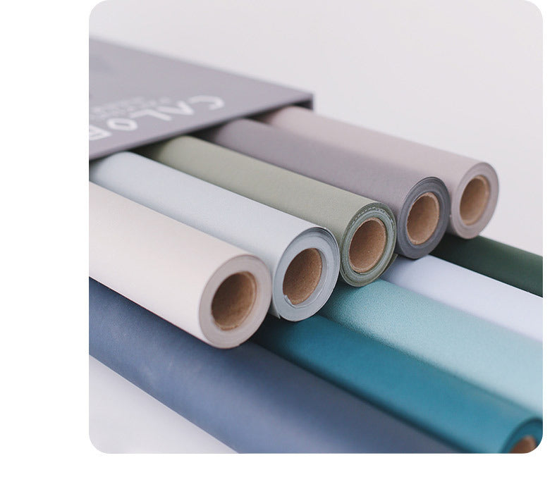 CC- pure color mocha paper flower wrapping paper floral packaging waterproof thickened kraft paper bouquet flower shop rose wrapping paper