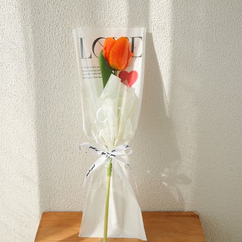DA-Floral Rose Packaging Bag