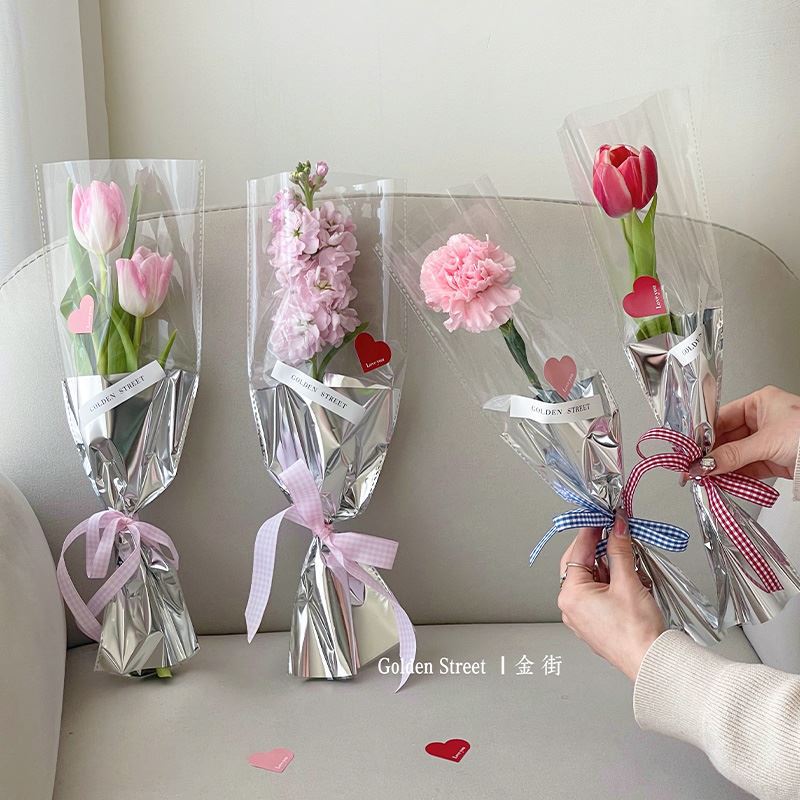 Floral Rose Packaging Bag