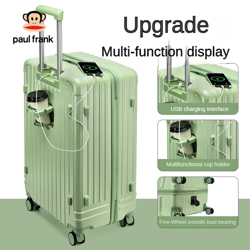 2024/Extra large luggage, large capacity multifunctional suitcase (zipper style)