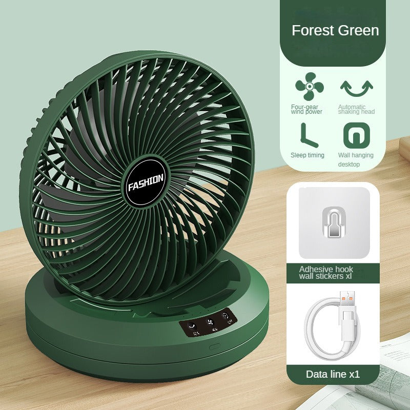 wall-mounted desktop dual-use fan