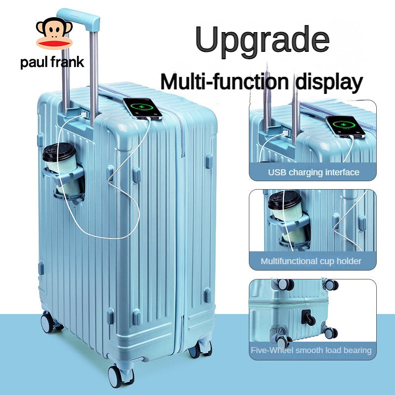 2024/Extra large luggage, large capacity multifunctional suitcase (zipper style)