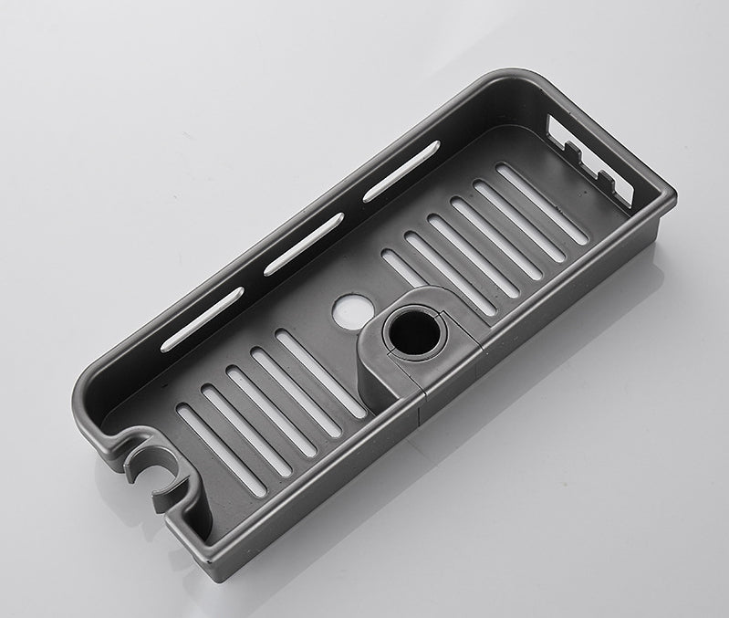 Shower shower rack home bathroom bathroom lifting bracket punch-free bathroom shower bar tray storage