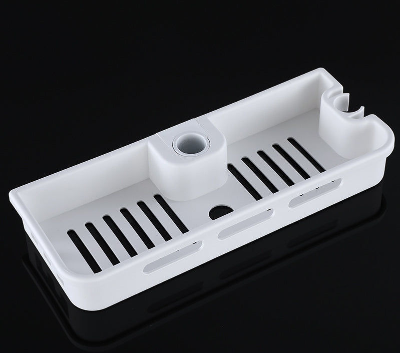 Shower shower rack home bathroom bathroom lifting bracket punch-free bathroom shower bar tray storage