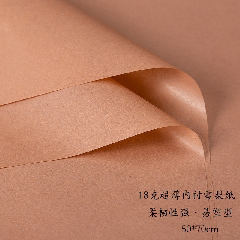 CB-Fresh Flower Bouquet Wrapping Paper,Wrapping Paper for Flowers,Simple, Clean, Solid Color Pearlescent Paper