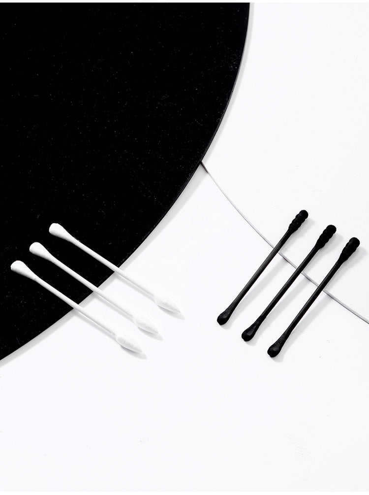300pcs Natural Cotton Swabs With Storage Box - Perfect for Makeup & Ear Care!