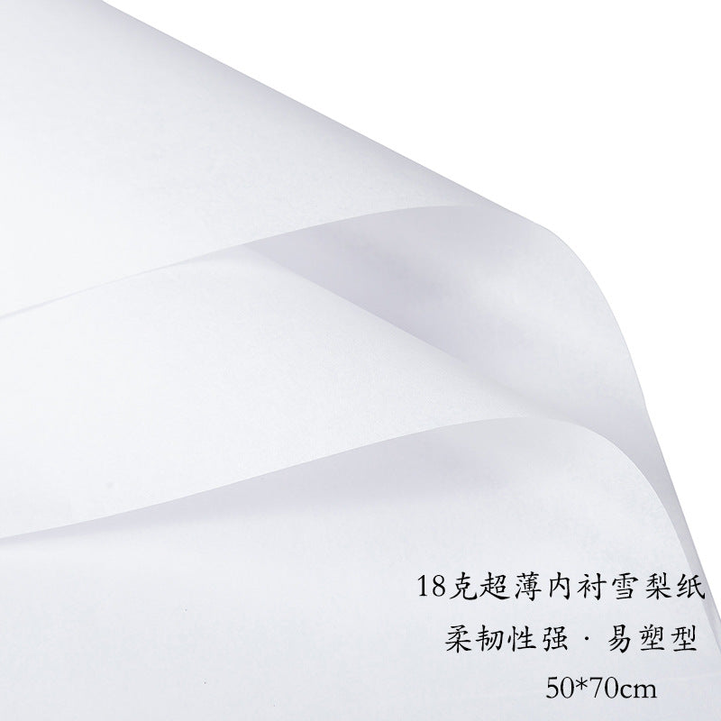 CB-Fresh Flower Bouquet Wrapping Paper,Wrapping Paper for Flowers,Simple, Clean, Solid Color Pearlescent Paper