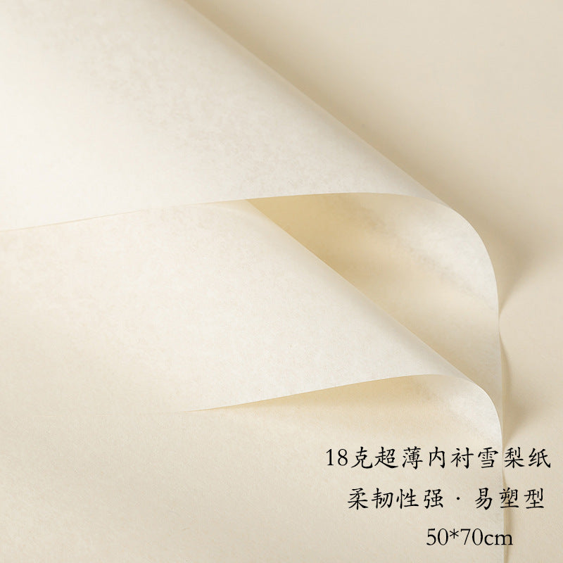 CB-Fresh Flower Bouquet Wrapping Paper,Wrapping Paper for Flowers,Simple, Clean, Solid Color Pearlescent Paper