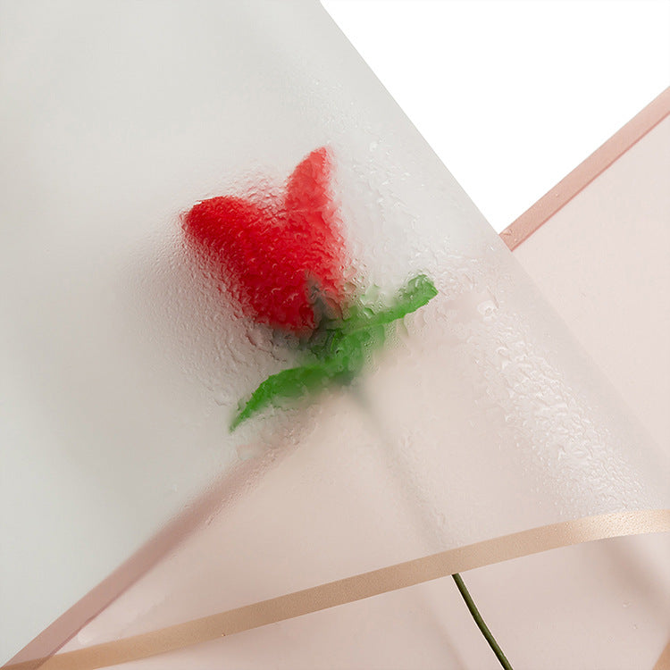 AC-Phnom Penh jelly film wholesale Qixi new waterproof flower wrapping paper flower shop supplies floral arrangement bouquet wrapping paper