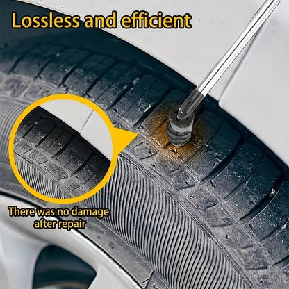 Vacuum Car Tire Repair Rubber Nails Set, Universal Tubeless Tire Screws, Repair Tool Accessories Pack For Motorcycle And Truck