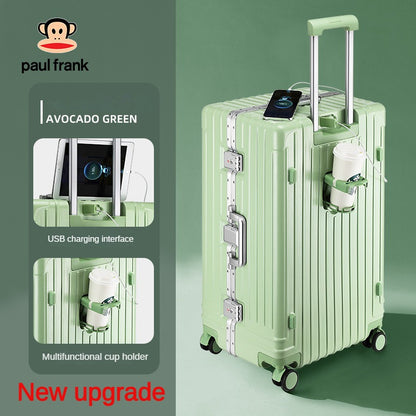 2024/Extra large luggage, large capacity multifunctional trolley box (aluminum frame box)