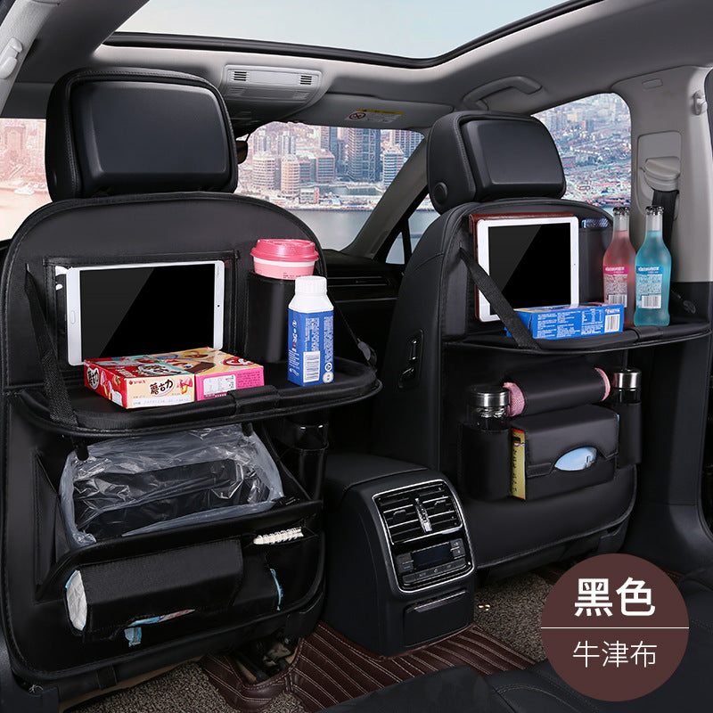 Car foldable garbage bag, touch screen transparent pocket
