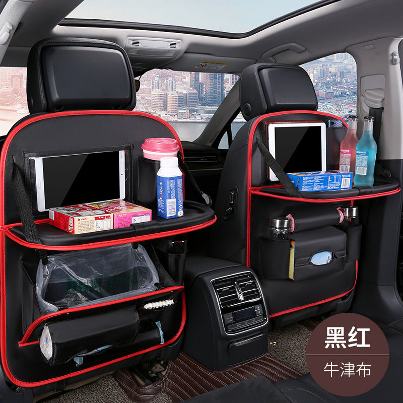 Car foldable garbage bag, touch screen transparent pocket