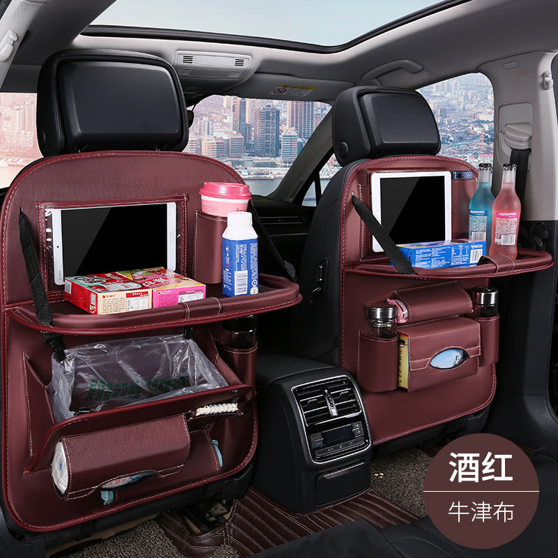 Car foldable garbage bag, touch screen transparent pocket